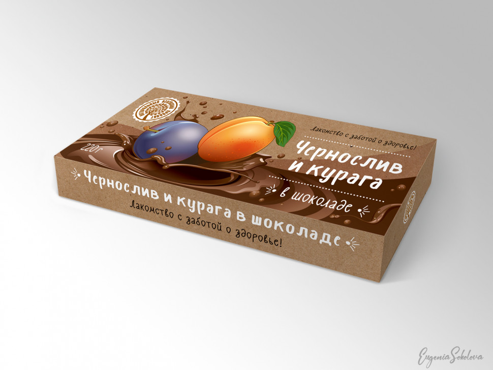  Чернослив и курага в шоколаде, 220г в Нижнеудинске